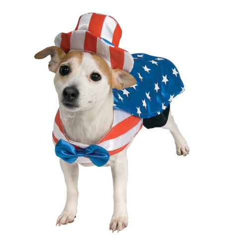 0883028595051 - UNCLE SAM PET COSTUME, SMALL
