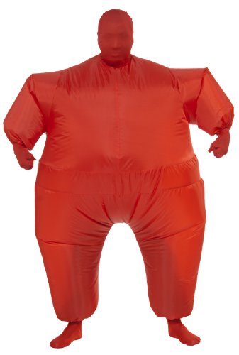 0883028711000 - RUBIE'S COSTUME INFLATABLE FULL BODY SUIT COSTUME, RED, ONE SIZE