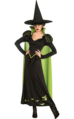 0883028737901 - RUBIE'S COSTUME WIZARD OF OZ 75TH ANNIVERSARY EDITION ADULT WICKED WITCH OF THE WEST, BLACK/GREEN, ONE SIZE COSTUME