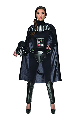 0883028759477 - RUBIE'S COSTUME WOMEN'S STAR WARS DARTH VADER WOMAN'S DELUXE COSTUME JUMPSUIT, MULTI, LARGE
