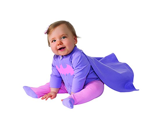 0883028760848 - RUBIE'S COSTUME BABY GIRL'S DC COMICS SUPERHERO STYLE BABY BATGIRL COSTUME, MULTI, 6-12 MONTHS