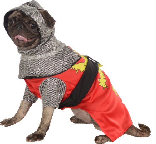 0883028780570 - RUBIES COSTUME HALLOWEEN CLASSICS COLLECTION PET COSTUME, LARGE, KNIGHT SIR BARKS-A-LOT