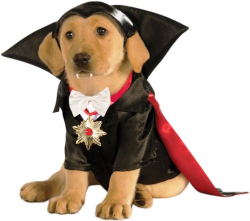 0883028786282 - CLASSIC MOVIE MONSTERS PET COSTUME, X-LARGE, DRACULA