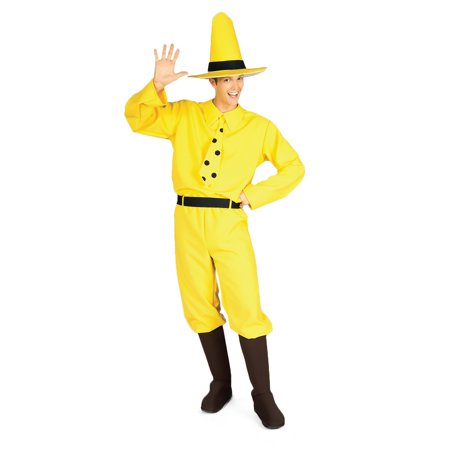0883028802708 - RUBIE'S COSTUME CURIOUS GEORGE MAN IN THE HAT, YELLOW, ONE SIZE