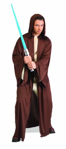 0883028813308 - RUBIE'S COSTUME STAR WARS ADULT HOODED JEDI ROBE COSTUME, BROWN, ONE SIZE COSTUME
