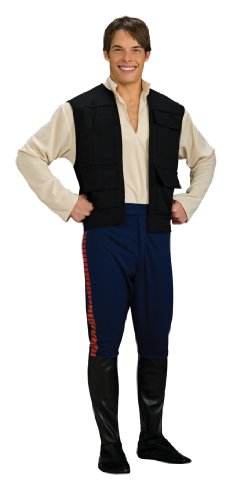 0883028874088 - RUBIES COSTUMES STAR WARS DELUXE HAN SOLO ADULT COSTUME: - X-LARGE WHITE #150067
