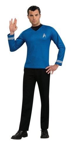 0883028911653 - STAR TREK MOVIE DELUXE RED SHIRT, ADULT PLUS SIZE COSTUME