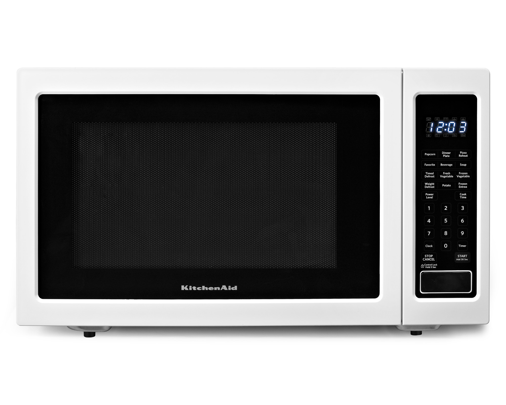 0883049262277 - KCMS1655BWH 1.6 CU. FT. 1,200W COUNTERTOP MICROWAVE OVEN - WHITE