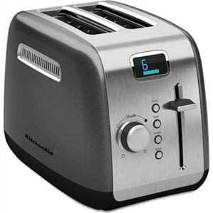 0883049273983 - KITCHENAID KMT222QG 2-SLICE TOASTER WITH MANUAL HIGH-LIFT LEVER AND DIGITAL DISPLAY