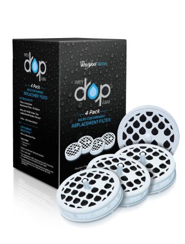 0883049334592 - EVERYDROP BY WHIRLPOOL WATER DWWQ2S1 MICRO CONTAMINANT REPLACEMENT FILTER, 4-PACK