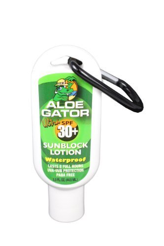 0883108291446 - ALOE GATOR SPF 30+ LOTION WITH CARABINER (1.5-OUNCE)