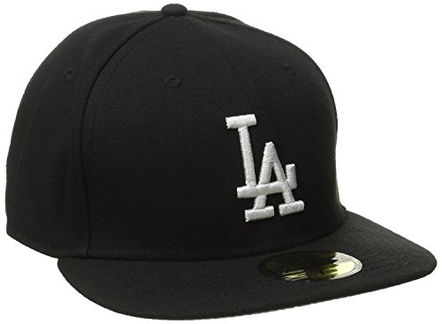 0883233413911 - NEW ERA 59FIFTY LOS ANGELES LA DODGERS BK WH FITTED HAT (BLACK/WHITE) MENS CAP