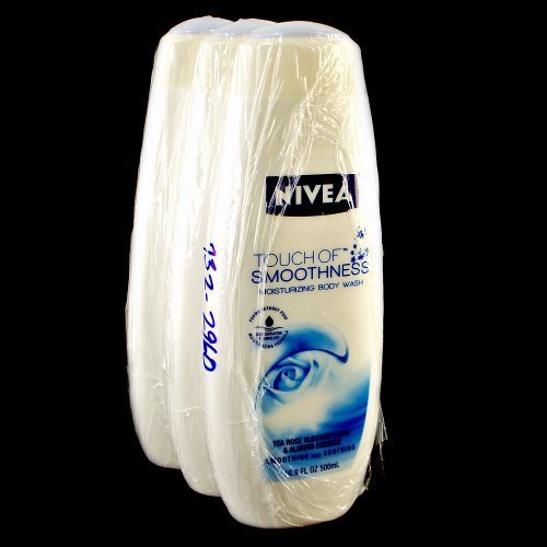 0883271733941 - LOT OF 3 NIVEA TOUCH OF SMOOTHNESS MOISTURIZING BODY WASH