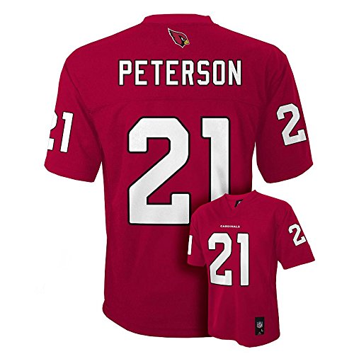 0883299077393 - PATRICK PETERSON #21 ARIZONA CARDINALS NFL YOUTH BOYS HOME RED JERSEY SIZE 10-12 MEDIUM MED MD M