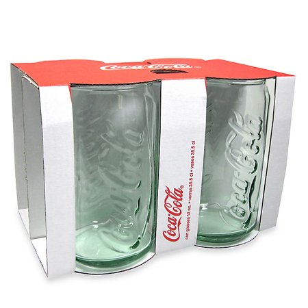 0883314333152 - ARC INTERNATIONAL LUMINARC COCA COLA GREEN EMBOSSED CAN TUMBLER, 12-OUNCE, SET OF 4
