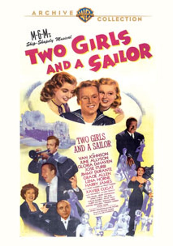 0883316163450 - TWO GIRLS AND A SAILOR (BLACK & WHITE) (DVD)