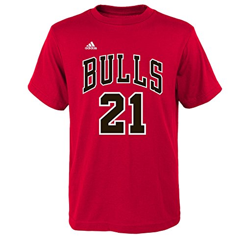 0883318423347 - NBA CHICAGO BULLS BOYS 8-20 NAME AND NUMBER TEE SHORT SLEEVE, RED, LARGE