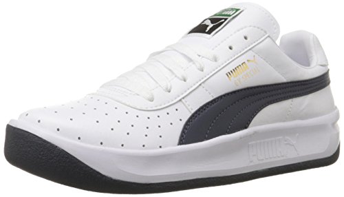 0883365049095 - PUMA MEN'S GV SPECIAL LACE-UP FASHION SNEAKER, WHITE/NEW NAVY, 9 M US