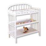 0883413323702 - SLEIGH CHANGING TABLE FINISHED CHERRY