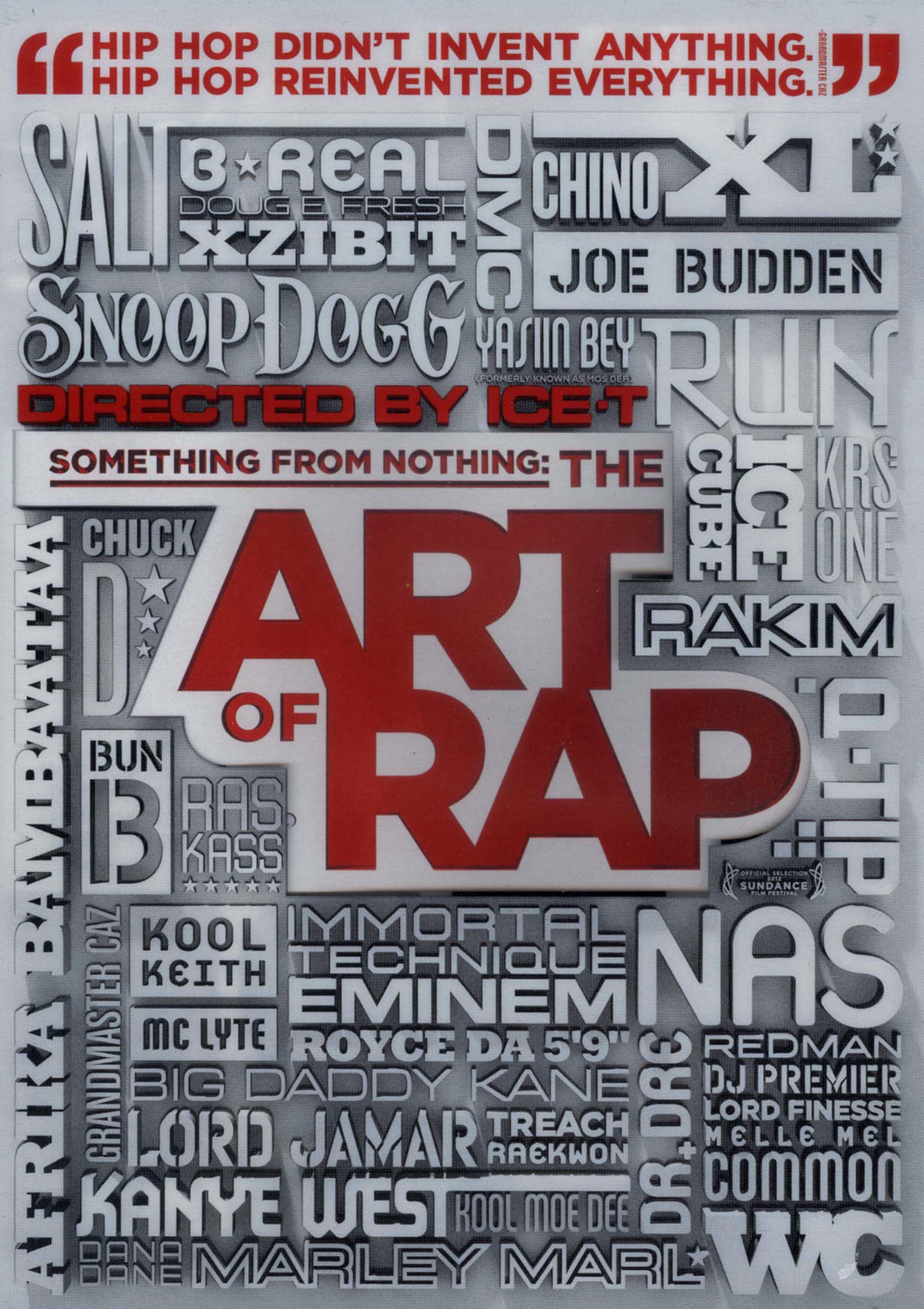 0883476081540 - SOMETHING FROM NOTHING: THE ART OF RAP