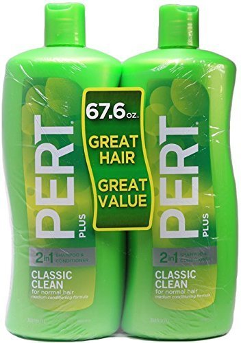 0883484002438 - PERT PLUS 2 IN 1 SHAMPOO & CONDITIONER, CLASSIC CLEAN FOR NORMAL HAIR, 33.8 OUNC