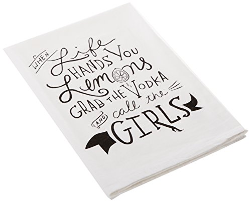 0883504252584 - PRIMITIVES BY KATHY CALL THE GIRLS TEA TOWEL, 28-INCH BY 28-INCH