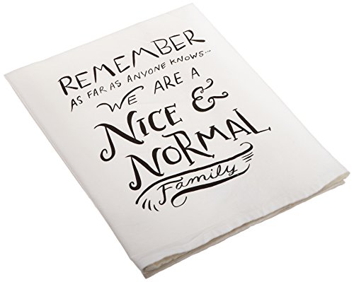 0883504252607 - PRIMITIVES BY KATHY NICE AND NORMAL TEA TOWEL, 28-INCH BY 28-INCH