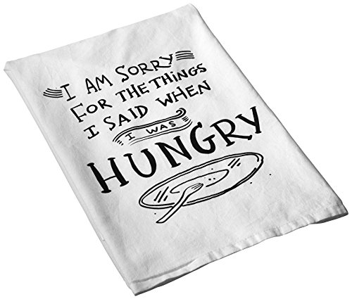 0883504255189 - PRIMITIVES BY KATHY HUNGRY TEA TOWEL, 28-INCH BY 28-INCH