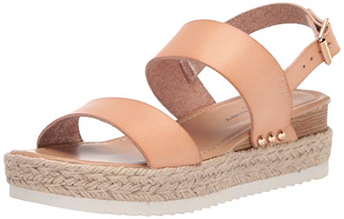 0883668097014 - ROCK & CANDY WOMENS BUCKLE SANDAL WEDGE, NATURAL, 6