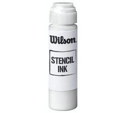 0883813606511 - WILSON SPORTING GOODS STENCIL INK, WHITE