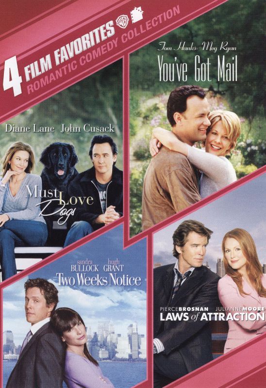0883929109005 - 4 FILM FAVORITES: ROMANTIC COMEDIES (LAWS OF ATTRACTION, MUST LOVE DOGS, TWO WEEKS NOTICE, YOU'VE GOT MAIL: DELUXE EDITION)