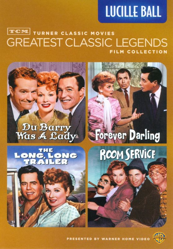 0883929167746 - TCM GREATEST CLASSIC LEGENDS FILM COLLECTION: LUCILLE BALL (THE LONG, LONG TRAILER / FOREVER DARLING / ROOM SERVICE / DU BARRY WAS A LADY)