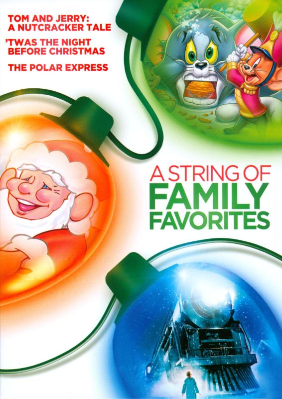 0883929208012 - A STRING OF FAMILY FAVORITES: TOM AND JERRY: A NUTCRACKER TALE / TWAS THE NIGHT BEFORE CHRISTMAS / THE POLAR EXPRESS (3-PACK)