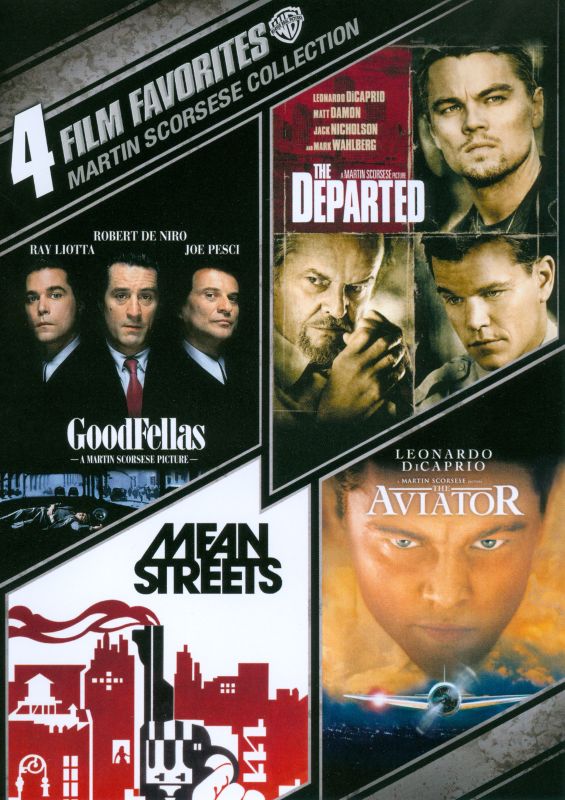 0883929230143 - 4 FILM FAVORITES: MARTIN SCORSESE COLLECTION - GOODFELLAS / THE DEPARTED / MEAN STREETS / THE AVIATOR