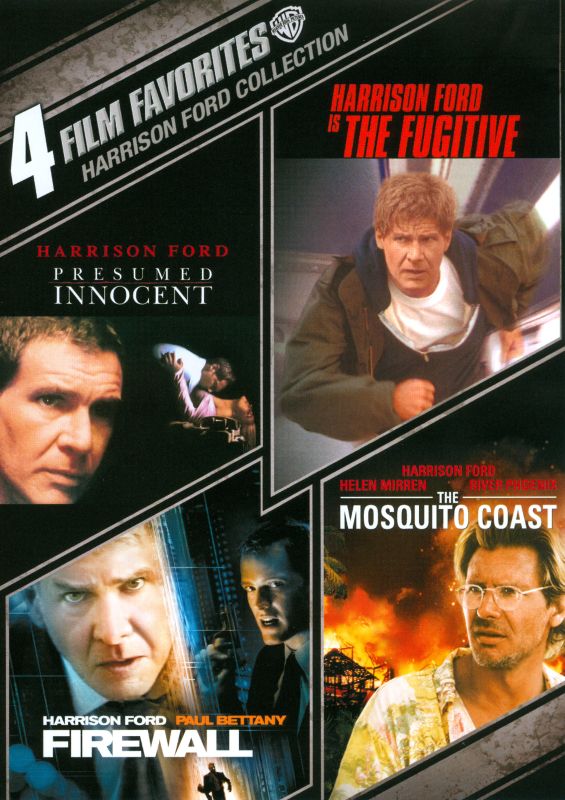 0883929231652 - 4 FILM FAVORITES: HARRISON FORD COLLECTION - PRESUMED INNOCENT / THE FUGITIVE / FIREWALL / THE MOSQUITO COAST