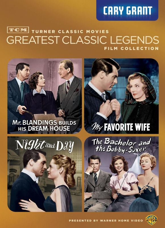 0883929233564 - TCM GREATEST CLASSIC LEGENDS: CARY GRANT (MR. BLANDINGS BUILDS HIS DREAM HOUSE / MY FAVORITE WIFE / NIGHT AND DAY / THE BACHELOR AND THE BOBBY-SOXER)