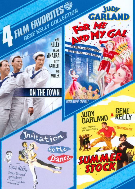 0883929277056 - 4 FILM FAVORITES: GENE KELLY (FOR ME AND MY GAL, INVITATION TO THE DANCE , ON THE TOWN (SINATRA TRIBUTE), SUMMER STOCK)