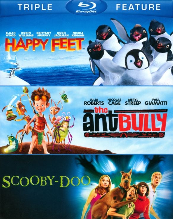 0883929298716 - HAPPY FEET/ANT BULLY, THE/ SCOOBY-DOO: THE MOVIE (BD) (3FE)