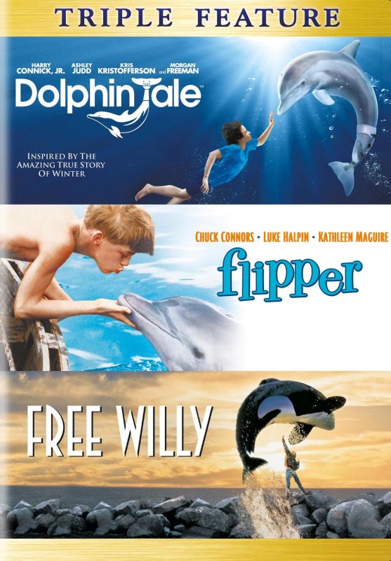 0883929401185 - DOLPHIN TALE/FLIPPER/FREE WILLY (DVD) (TRIPLE FEATURE)
