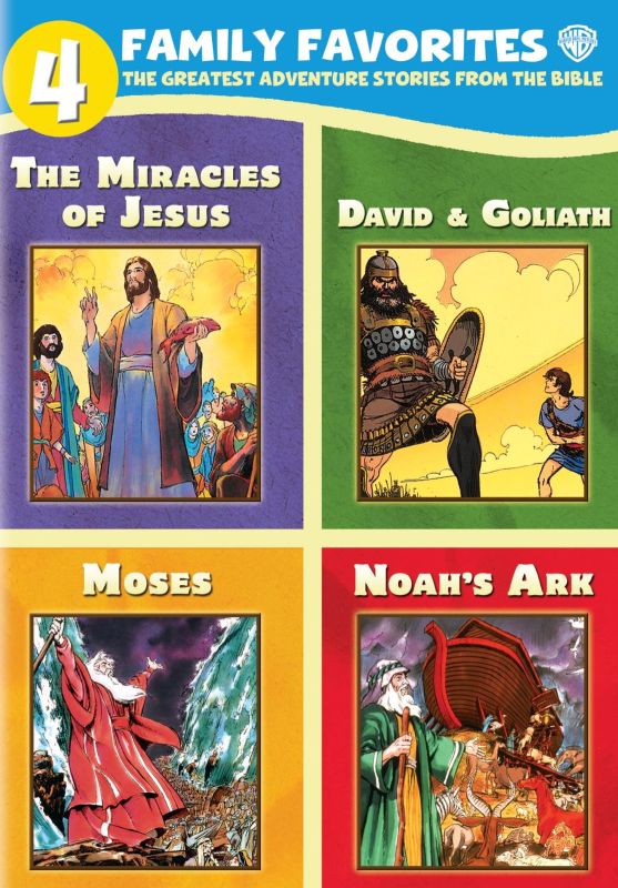 0883929407118 - 4 FAMILY FAVORITES: GREATEST ADVENTURES OF BIBLE (DVD)
