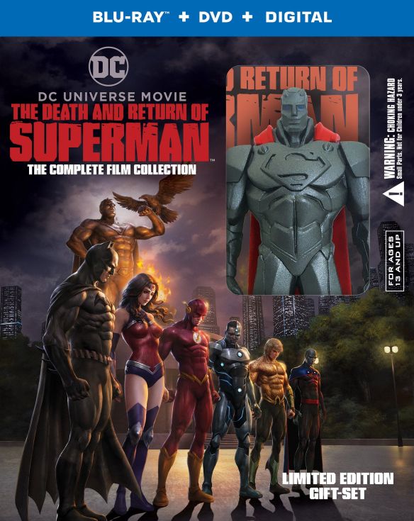 0883929639229 - DEATH AND RETURN OF SUPERMAN: THE COMPLETE FILM COLLECTION GIFT SET