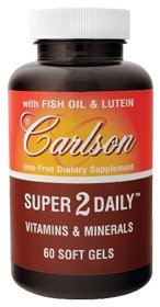 0088395040504 - SUPER 2 DAILY VITAMINS & MINERALS WITH FISH OIL & LUTEIN IRON-FREE 60 SOFTGELS