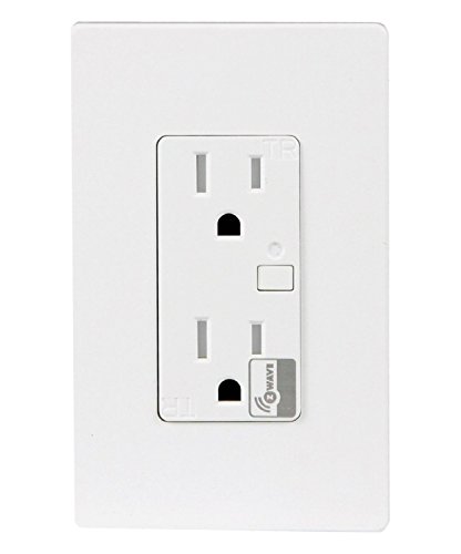 0883951414795 - ENERWAVE ZW15R Z-WAVE WIRELESS DUPLEX OUTLET 15A TAMPER RESISTANT RECEPTACLES, 2 FREE WALL PLATES