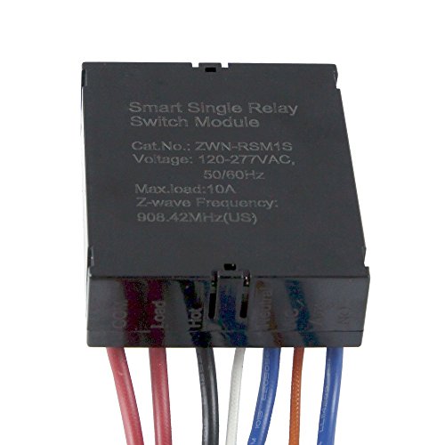 0883951415365 - ENERWAVE ZWN-RSM2 Z-WAVE SMART DUAL RELAY SWITCH MODULE, CONVERT ANY IN-WALL SWITCH TO A Z-WAVE ENABLED SWITCH - 120-277VAC 50/60HZ 908.42MHZ(US) RANGE UP TO 100FT WORKS AS A REPEATER TO EXTEND RANGE, NEUTRAL WIRING REQUIRED