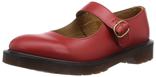 0883985783324 - DR. MARTENS - INDICA MARY JANE (RED VINTAGE SMOOTH) WOMEN'S MARYJANE SHOES