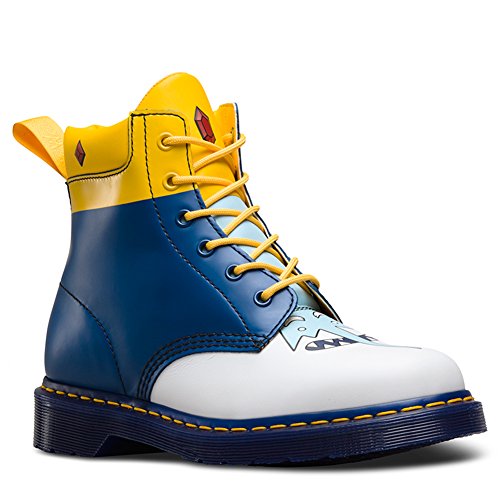 0883985959033 - DR. MARTENS MEN'S ICE KING 939 6 EYE CASUAL BOOTS, BLUE LEATHER, 10 M UK, 11 M US