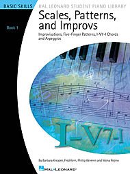 0884088248116 - HAL LEONARD SCALES, PATTERNS AND IMPROVS - BOOK 1 HAL LEONARD STUDENT PIANO LIBRARY