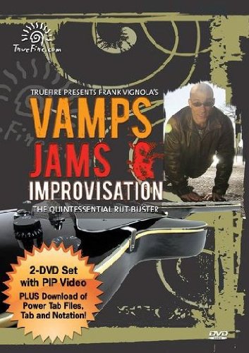 0884088325589 - VAMPS JAMS & IMPROVISATION - INSTRUCTIONAL GUITAR 2-DVD PACK FEATURING FRANK VIGNOLA