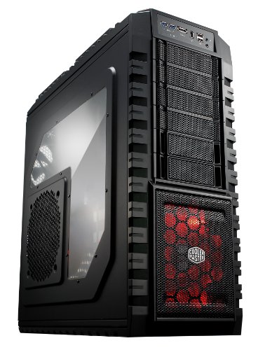 0884102021770 - COOLER MASTER HAF X - FULL TOWER COMPUTER CASE WITH HIGH AIRFLOW WINDOWED SIDE PANEL AND USB 3.0