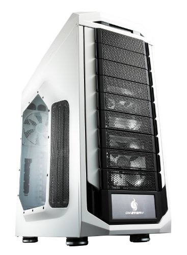 0884102021848 - CM STORM STRYKER - GAMING FULL TOWER COMPUTER CASE WITH CARRYING HANDLE AND EXTERNAL 2.5-INCH DRIVE DOCK, WHITE